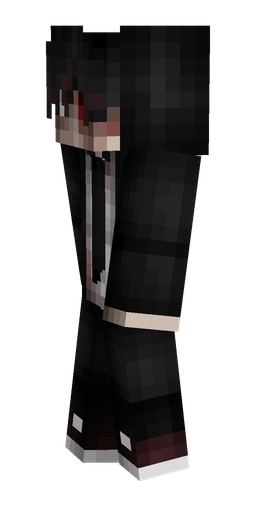 Black skin: body, left side render