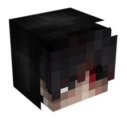 Black skin: head render