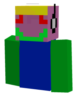 Blue skin: bust render