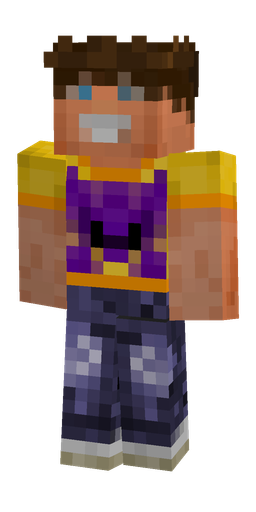 Blue skin: body, front render