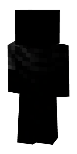 Black skin: body, back render