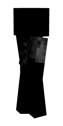 Black skin: body, left side render