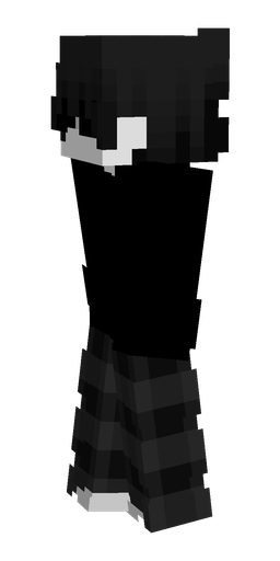 Black skin: body, left side render