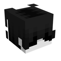 Black skin: head render