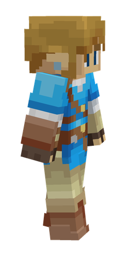 Blue skin: body, right side render