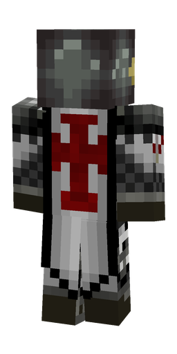 Black skin: body, back render