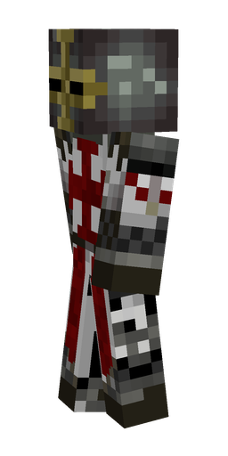 Black skin: body, left side render