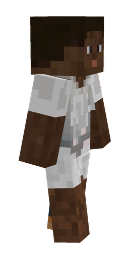 Brown skin: body, right side render