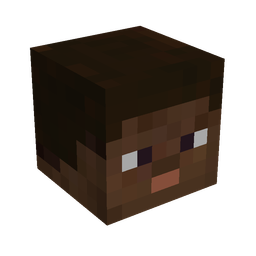 Brown skin: head render