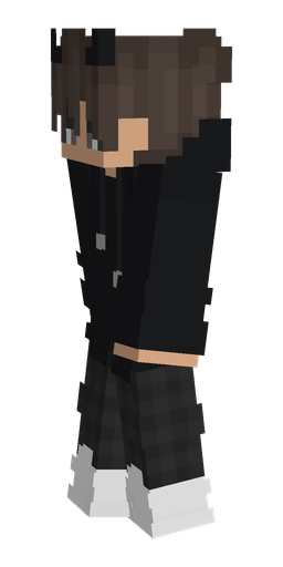 Black skin: body, left side render