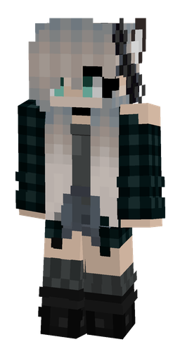 Black skin: body, front render