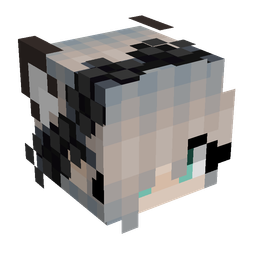 Black skin: head render