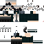 Black skin: raw texture render