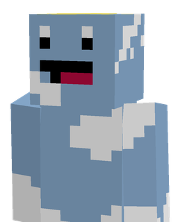 Blue skin: bust render