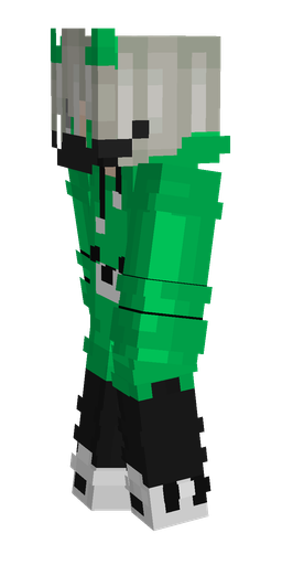 Black skin: body, left side render