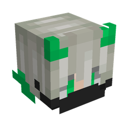 Black skin: head render