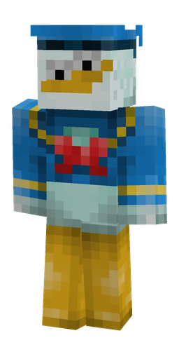 Blue skin: body, front render