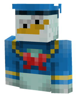 Blue skin: bust render