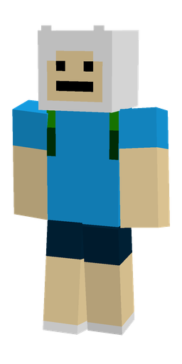 Blue skin: body, front render