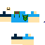 Blue skin: raw texture render