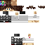 Black skin: raw texture render