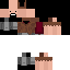 Black skin: raw texture render