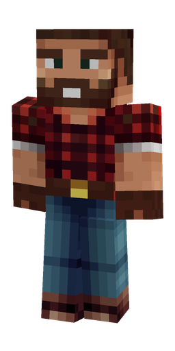 Blue skin: body, front render