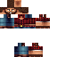 Blue skin: raw texture render