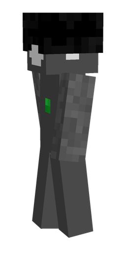 Black skin: body, left side render