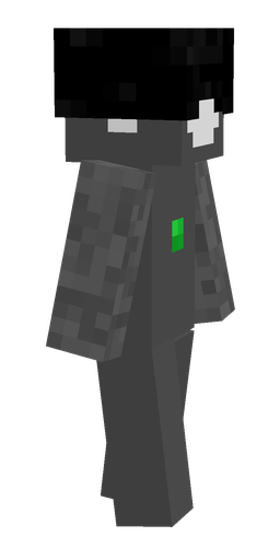 Black skin: body, right side render