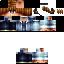 Black skin: raw texture render