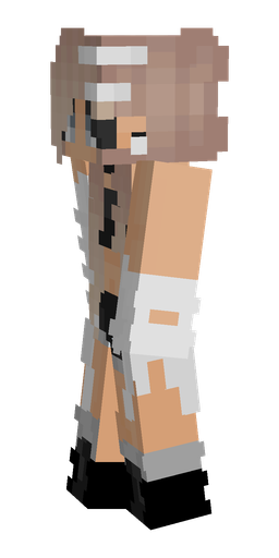 Black skin: body, left side render