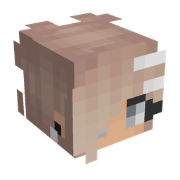 Black skin: head render