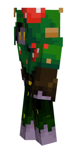 Black skin: body, left side render