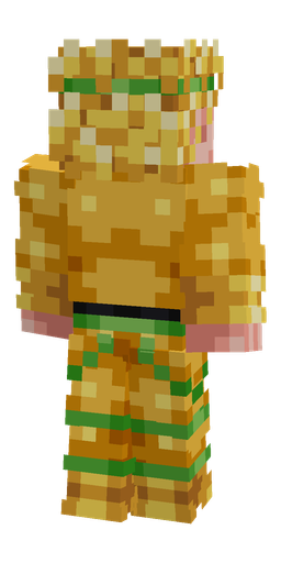 Brown skin: body, back render