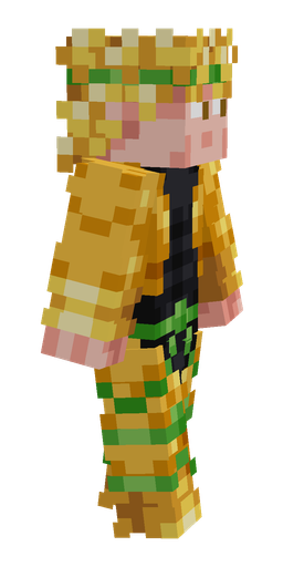 Brown skin: body, right side render