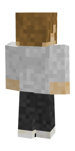 Black skin: body, back render