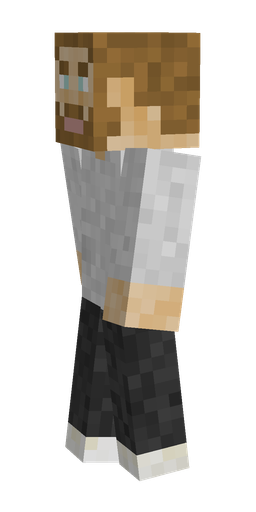 Black skin: body, left side render