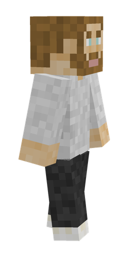 Black skin: body, right side render