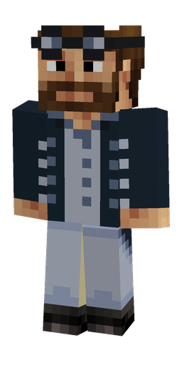 Black skin: body, front render