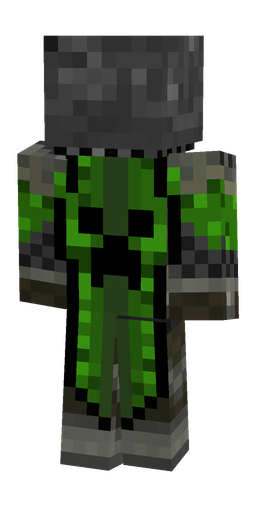 Black skin: body, back render