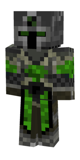 Black skin: body, front render