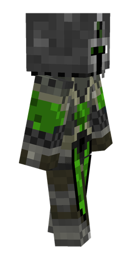 Black skin: body, right side render
