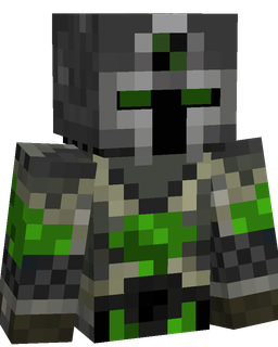 Black skin: bust render