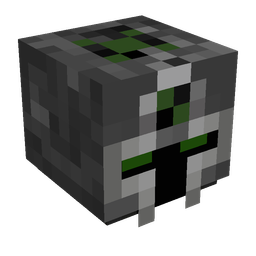 Black skin: head render