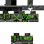 Black skin: raw texture render