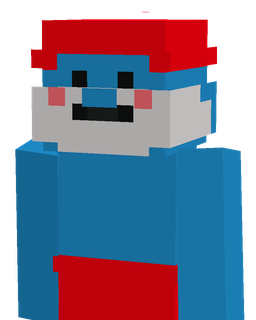 Blue skin: bust render