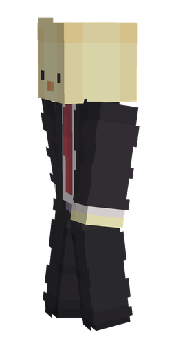 Black skin: body, left side render