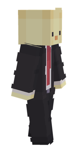 Black skin: body, right side render