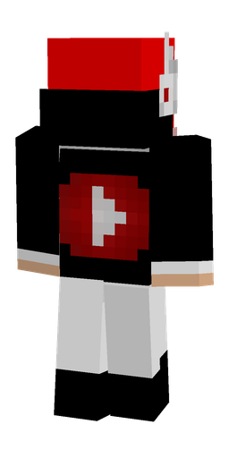 Black skin: body, back render